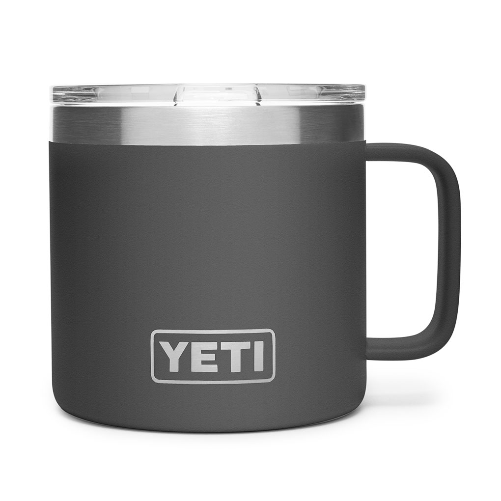 YETI Rambler 14 oz Mug, Vacuum Insulated, Stainless Steel with MagSlid–