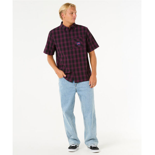 RIP CURL RAW ENERGY SS PLAID SHIRT