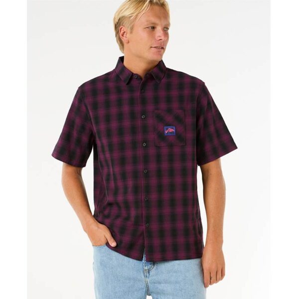 RIP CURL RAW ENERGY SS PLAID SHIRT - Image 6