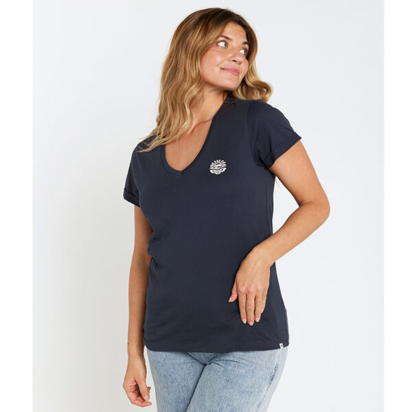 RIP CURL RE-ENTRY V NECK TSHIRT - Image 3