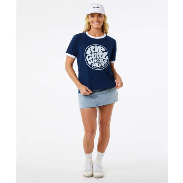 RIP CURL STEPH GILMORE WETTIE RINGER TSHIRT