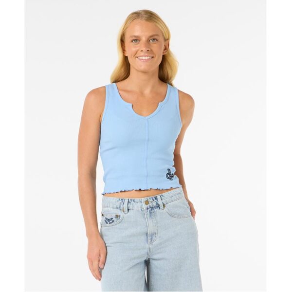 RIP CURL TEXTURED SS TOP - Image 5