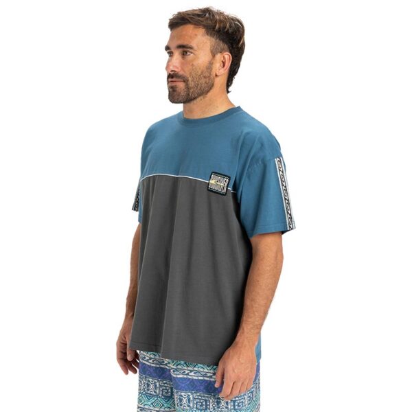 QUIKSILVER GLOBAL HEAT COLOUR BLOCK TSHIRT - Image 2