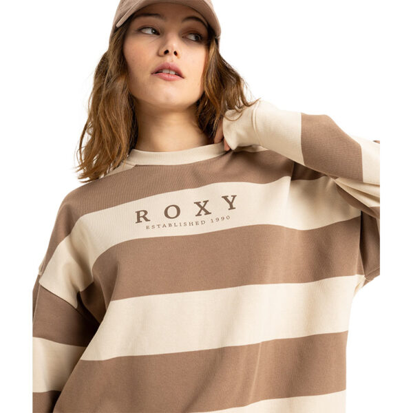ROXY STRICTLY STRIPES OVERSIZED4954 SWEATSHIRT - Image 3