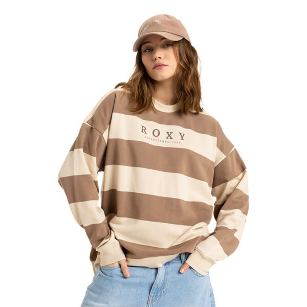 ROXY STRICTLY STRIPES OVERSIZED4954 SWEATSHIRT - Image 2