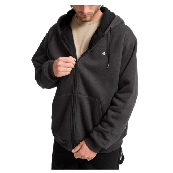 VOLCOM SINGLE STONE LINED ZIP SWEATSHIRT - Image 2