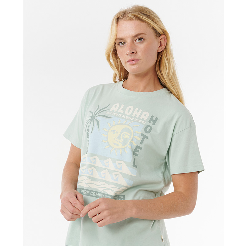 RIP CURL ALOHA HOTEL RELAXED TSHIRT - Image 3