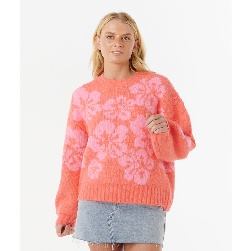 RIP CURL HIBISCUS HEAT JACQUARD CREW - Image 5