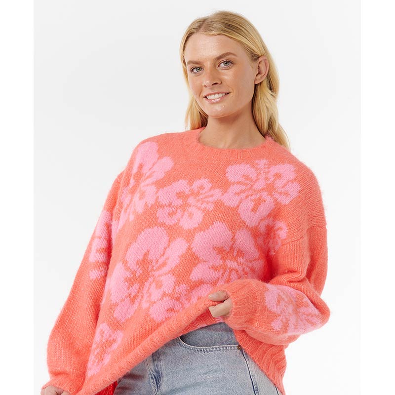 RIP CURL HIBISCUS HEAT JACQUARD CREW - Image 3