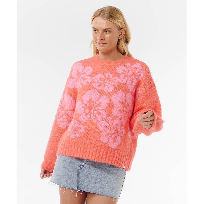 RIP CURL HIBISCUS HEAT JACQUARD CREW - Image 2