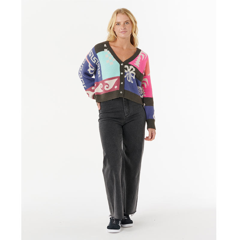 RIP CURL KEEPSAKE JACQUARD CARDIGAN
