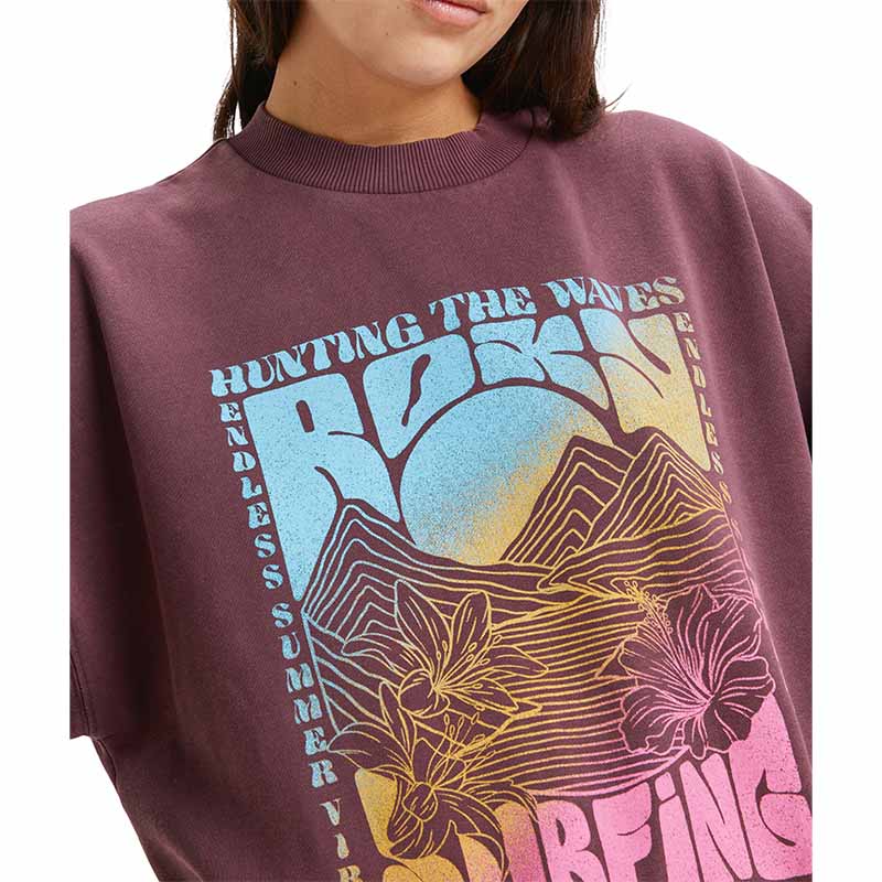 ROXY LINEUP OVERSIZED5005 CREW - Image 4