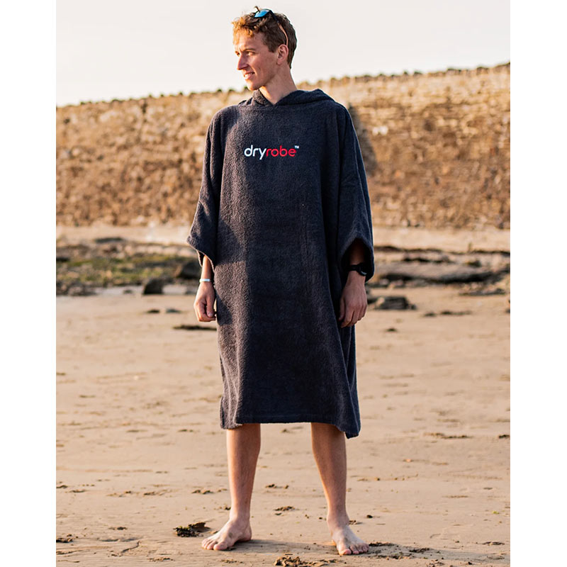 DRYROBE ADULT ORGANIC TOWELING CHANGING ROBE - Image 10