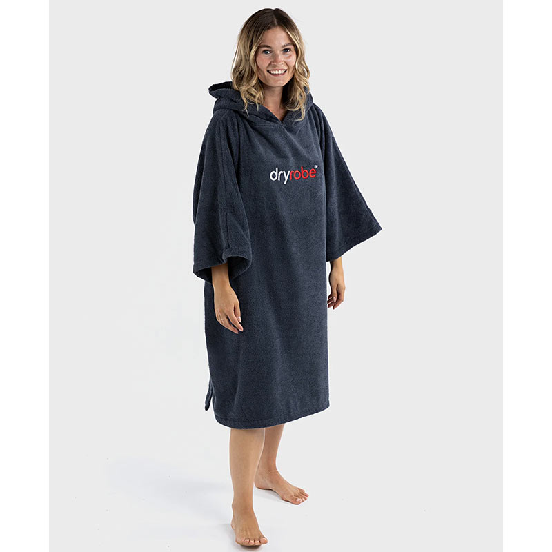 DRYROBE ADULT ORGANIC TOWELING CHANGING ROBE