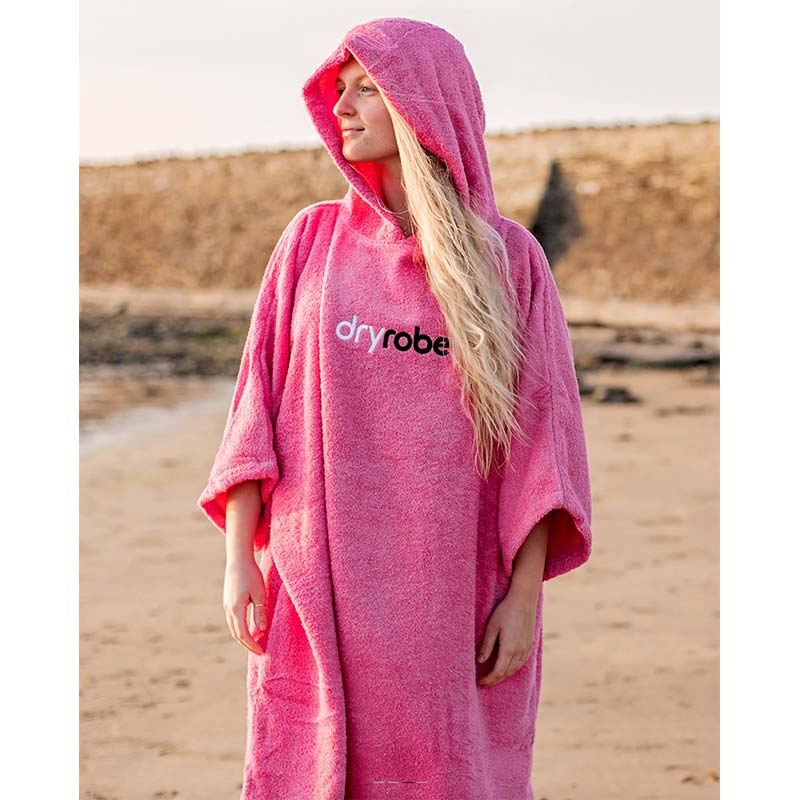 DRYROBE ADULT ORGANIC TOWELING CHANGING ROBE - Image 3