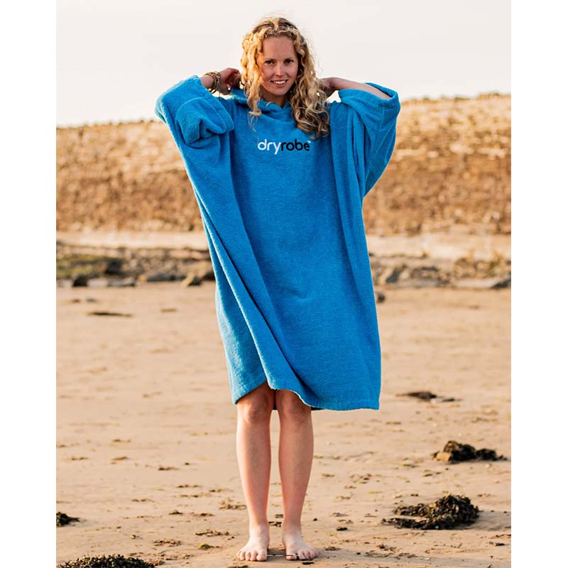 DRYROBE ADULT ORGANIC TOWELING CHANGING ROBE - Image 8
