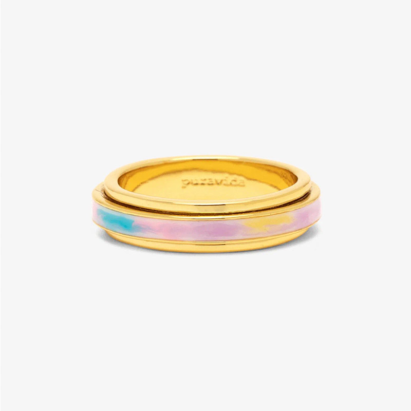 PURAVIDA TIE DYE FIDGET RING