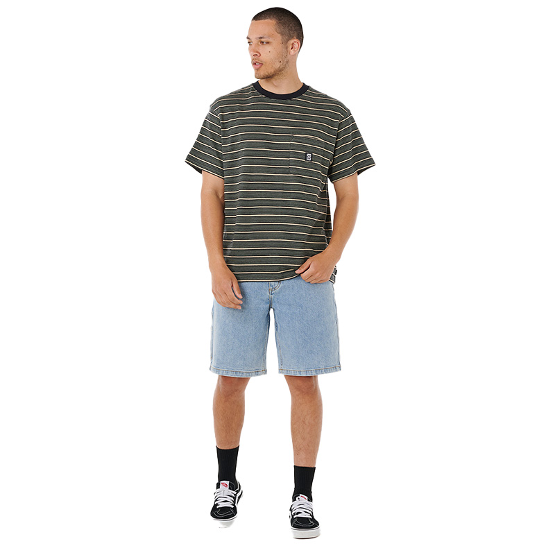 RIP CURL SEARCH STRIPE TSHIRT