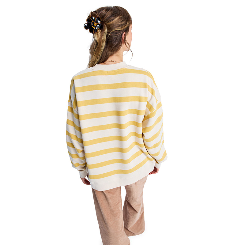 ROXY STRICTLY STRIPES OVERSIZED5004 SWEATSHIRT - Image 5