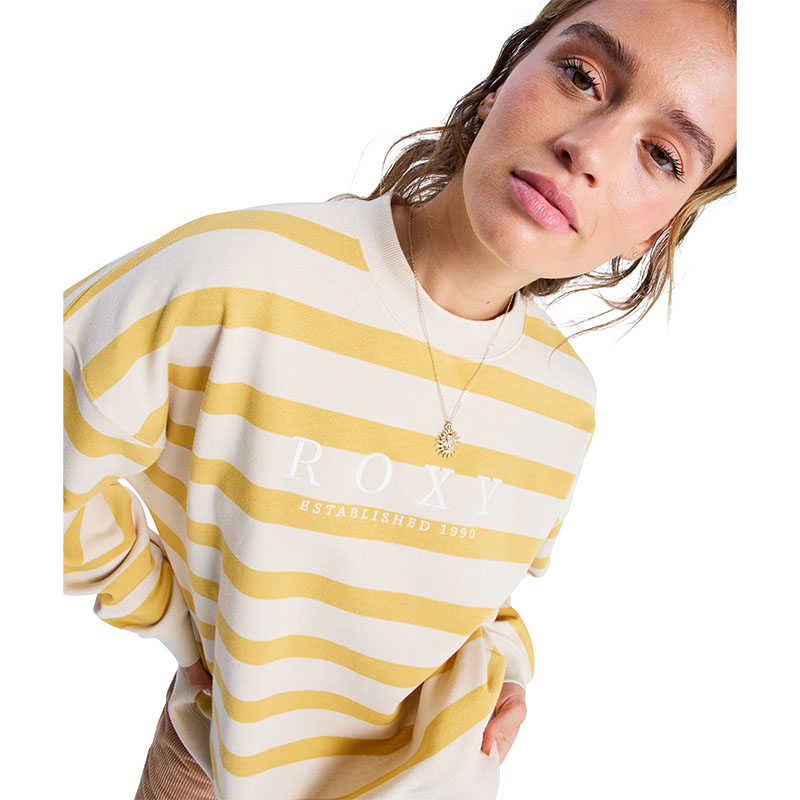 ROXY STRICTLY STRIPES OVERSIZED5004 SWEATSHIRT - Image 4