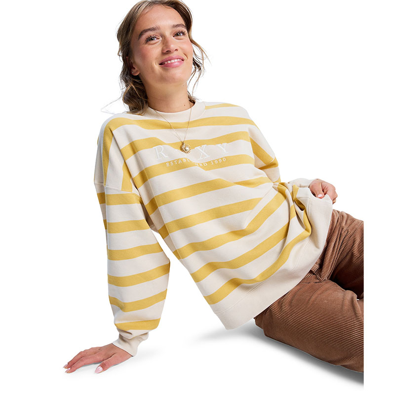 ROXY STRICTLY STRIPES OVERSIZED5004 SWEATSHIRT - Image 2