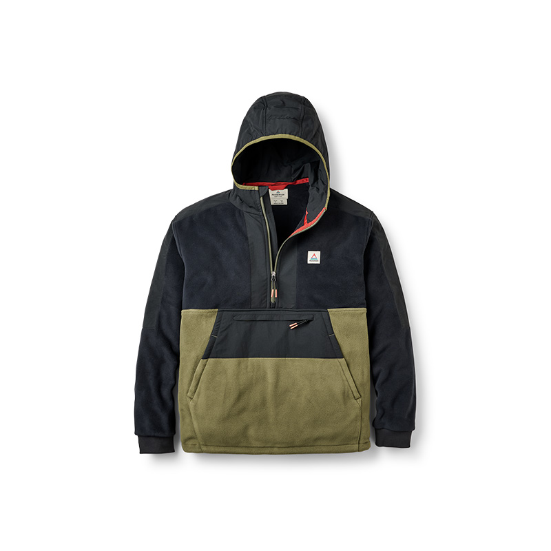 PASSENGER WOODLAND HOODED 1/2 ZIP FLEECE