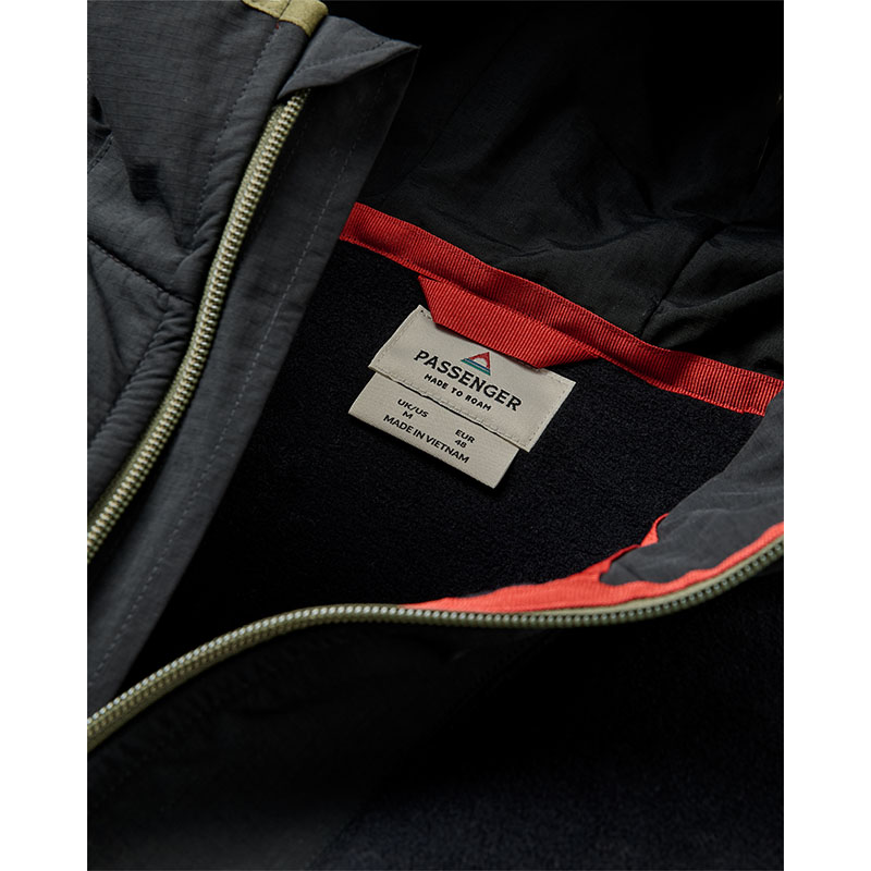PASSENGER WOODLAND HOODED 1/2 ZIP FLEECE - Image 3